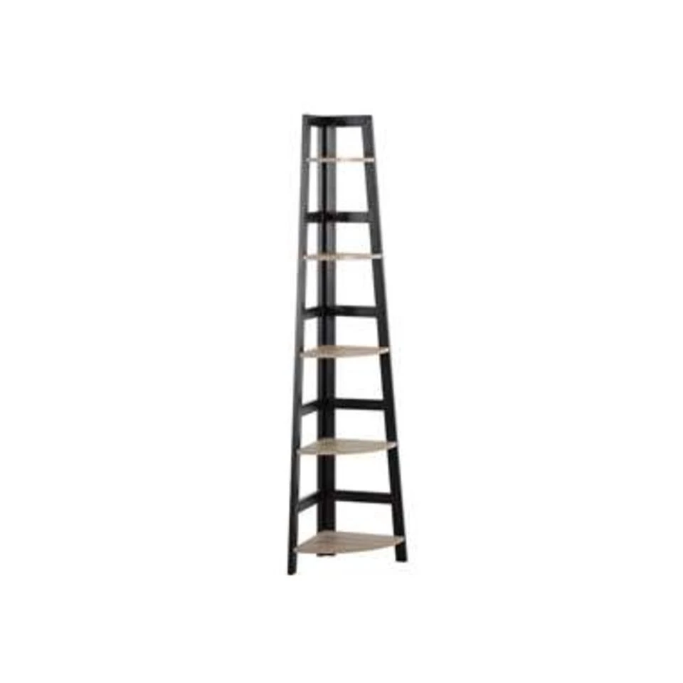 Beliani Hoekkast BEXLEY - Lichte Houtkleur Mdf 5 Beliani Hoekkast BEXLEY - Lichte Houtkleur Mdf - Afbeelding 3