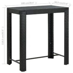 VidaXL - Tuinset - Zwart - Poly Rattan 18 VidaXL - Tuinset - Zwart - Poly Rattan -Meubelwinkel daa928b022c94f0b826679aaf8c5590b