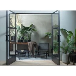 WOOOD Puk Hockers - Aluminium - Zwart - Set Van 2 -Meubelwinkel db4a5d9a08c64a8cab998b1c6d195399