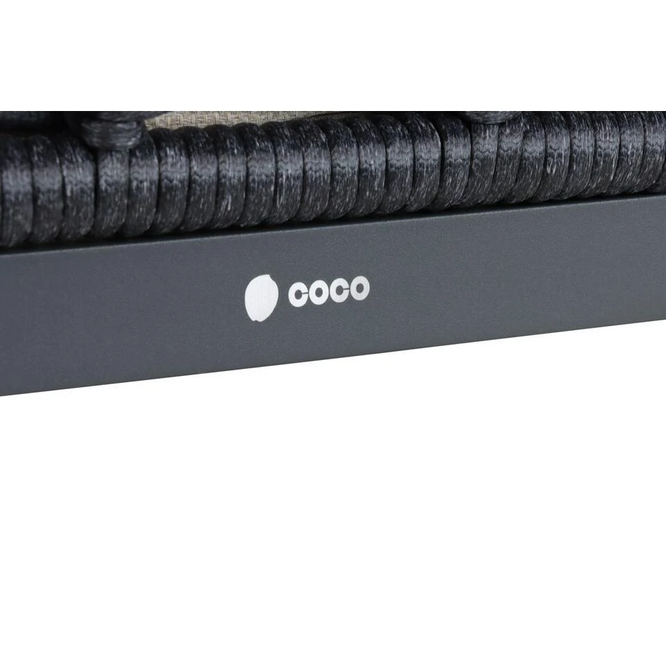 Stoel En Bank Loungeset 5 Personen Aluminium/wicker Grijs Coco Ibiza 17 Stoel En Bank Loungeset 5 Personen Aluminium/wicker Grijs Coco Ibiza - Afbeelding 15