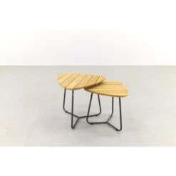 4 Seasons Verdi Set Van 2 Teak Driehoekige Salontafels -Meubelwinkel dd61952b785c45a189979ead8e159f56