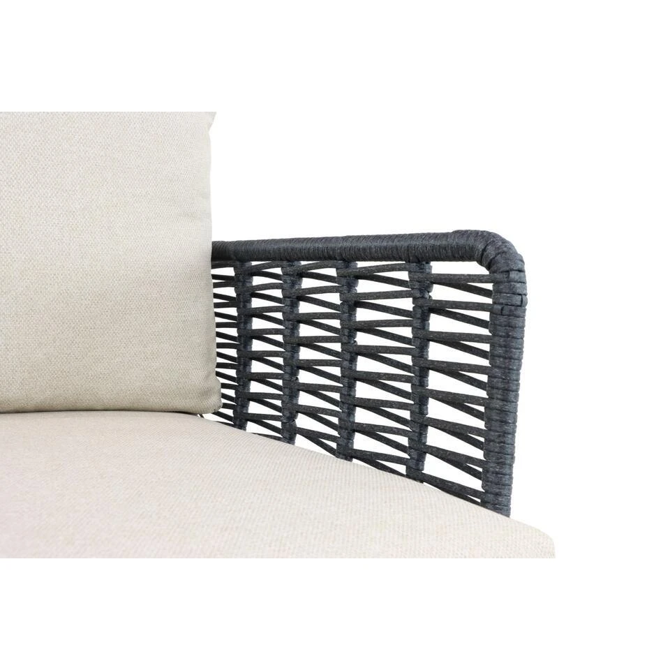 Stoel En Bank Loungeset 5 Personen Aluminium/wicker Grijs Coco Ibiza 16 Stoel En Bank Loungeset 5 Personen Aluminium/wicker Grijs Coco Ibiza - Afbeelding 14