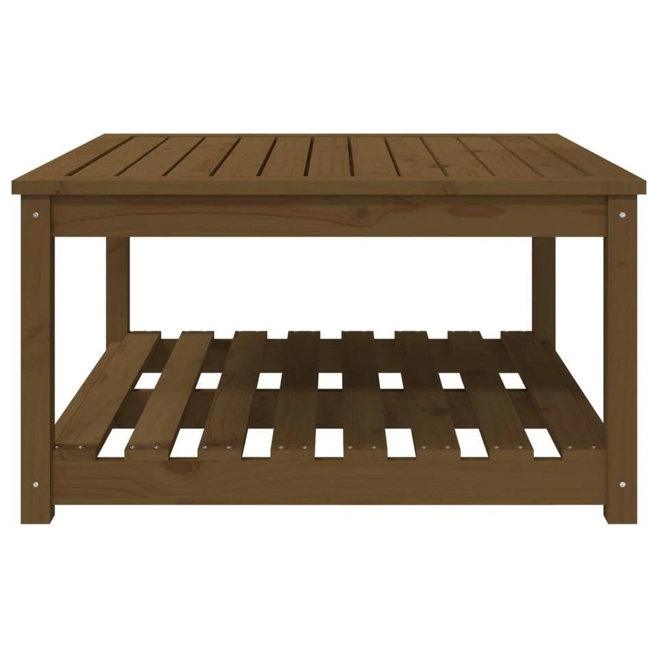 VidaXL - Tuintafel Met Opbergruimte - Honingbruin - Grenenhout - 82,5x82,5x45 Cm 7 VidaXL - Tuintafel Met Opbergruimte - Honingbruin - Grenenhout - 82,5x82,5x45 Cm - Afbeelding 5