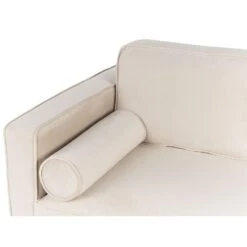 MIRAMAS - Chaise Longue - Beige - Linkerzijde - Fluweel -Meubelwinkel e0bb535a8579413d85de5486706dd9fe