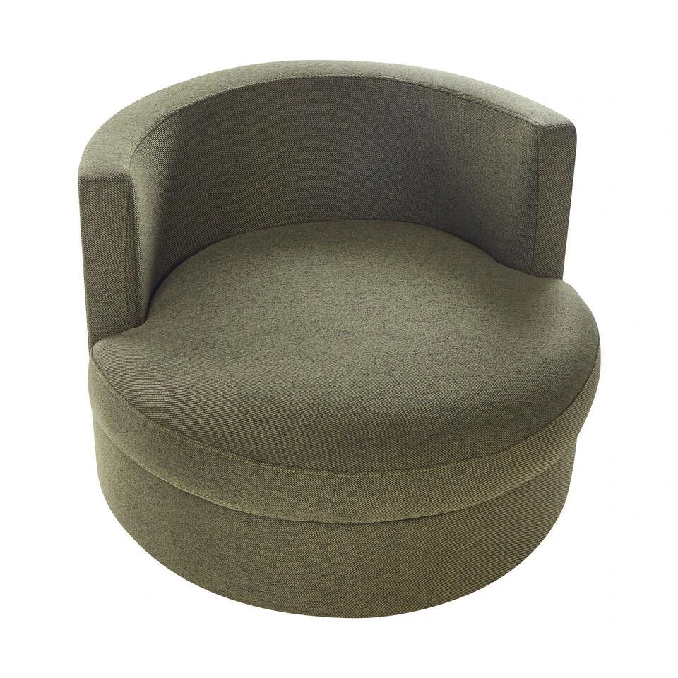 DALBY - Fauteuil - Groen - Stof 9 DALBY - Fauteuil - Groen - Stof - Afbeelding 7