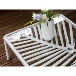 FERRETTI - Salontafel - Lichtbeige - 69 X 69 Cm - Synthetisch -Meubelwinkel e2dbcc2019874d5b8d8b08796d5d3020