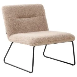 COTULLA - Fauteuil - Beige - Bouclé 17 COTULLA - Fauteuil - Beige - Bouclé -Meubelwinkel e31bfd981bfc47b79d61f307009c256b