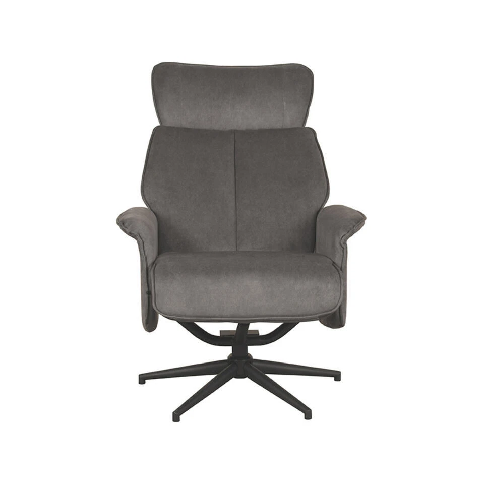 LABEL51 Fauteuil Verdal - Antraciet - Cosmo - 79x77x109 Cm 6 LABEL51 Fauteuil Verdal - Antraciet - Cosmo - 79x77x109 Cm - Afbeelding 4