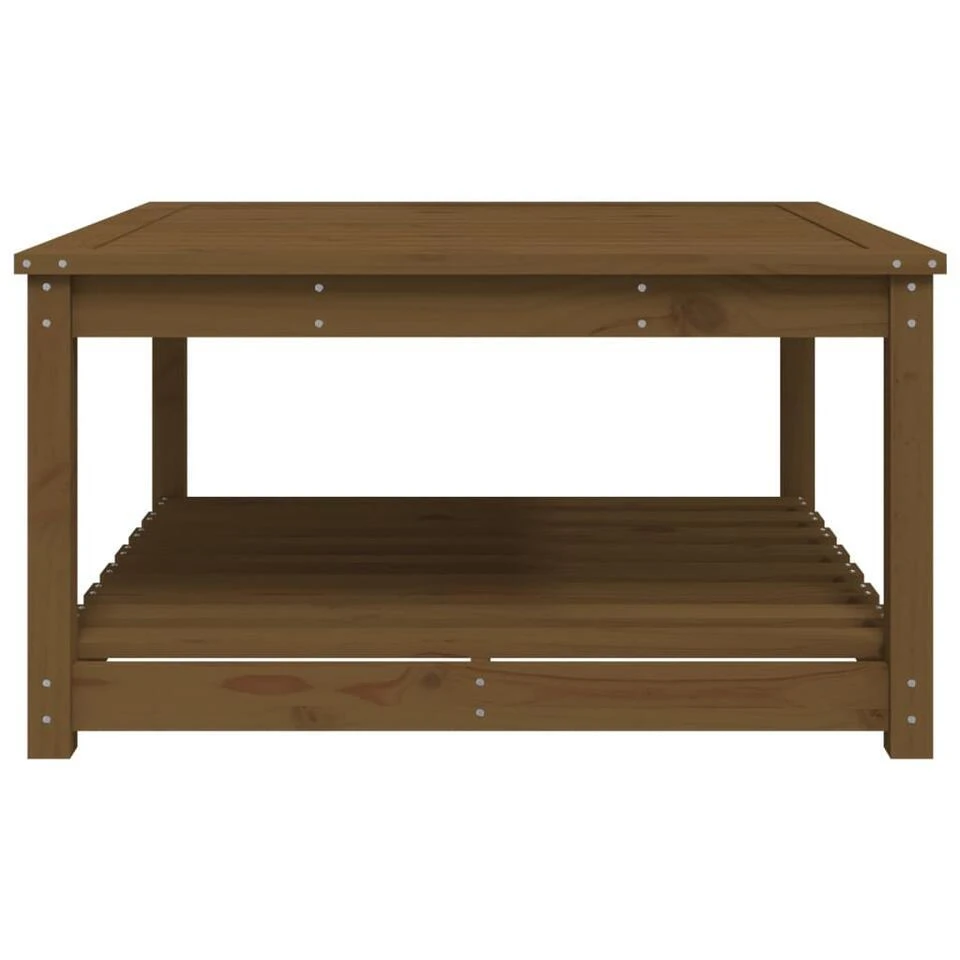 VidaXL - Tuintafel Met Opbergruimte - Honingbruin - Grenenhout - 82,5x82,5x45 Cm 8 VidaXL - Tuintafel Met Opbergruimte - Honingbruin - Grenenhout - 82,5x82,5x45 Cm - Afbeelding 6