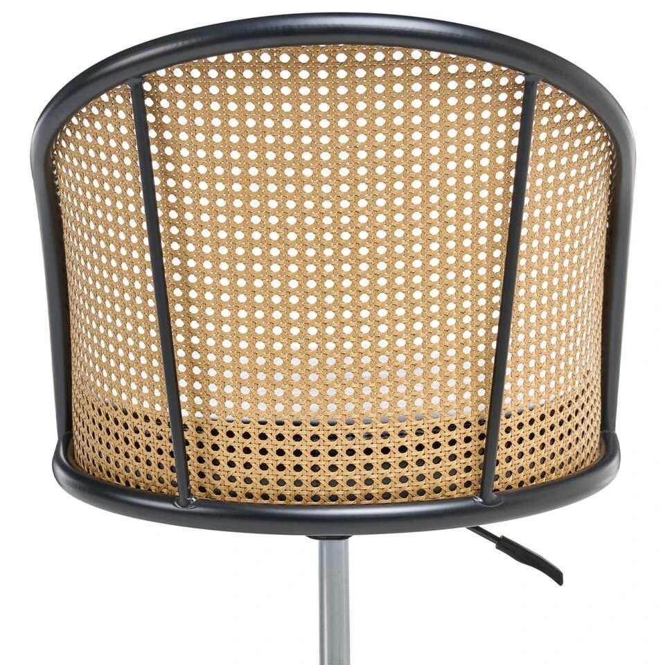 BALTIMORE - Bureaustoel - Zwart - Kunstleer 9 BALTIMORE - Bureaustoel - Zwart - Kunstleer - Afbeelding 7