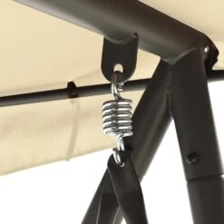 VidaXL Schommelbank Voor Buiten Met Luifel Zandwit 9 VidaXL Schommelbank Voor Buiten Met Luifel Zandwit -Meubelwinkel eb1cf812b7244768b501c01febec0c2d