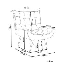 ALVESTA - Fauteuil - Lichtbeige - Stof -Meubelwinkel ec7f8887e17e4a74894098f7a9d60b23