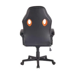 CLP Bureaustoel Elbing Zwart Frame - Kunstleer - Zwart/oranje -Meubelwinkel eccfc57529b44a1ba1130ff85b074d30