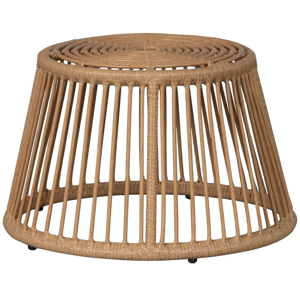 WOOOD Hocker Alatna - Wicker - Naturel - 33x43x43 6 WOOOD Hocker Alatna - Wicker - Naturel - 33x43x43 - Afbeelding 4