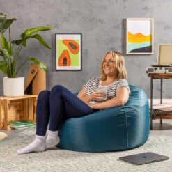 Veeva Klassieke Zitzak - Zitzak Buiten - Blauwgroen 13 Veeva Klassieke Zitzak - Zitzak Buiten - Blauwgroen -Meubelwinkel edbf6a6ab85c461d9545be82a96eabd8