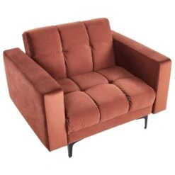 ALNES - Fauteuil - Lichtrood - Polyester 17 ALNES - Fauteuil - Lichtrood - Polyester -Meubelwinkel ee61455f7afc4ccb82e8b935d50567b6