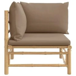 VidaXL - Tuinhoekbank - Taupe - Bamboe - Met Kussens 12 VidaXL - Tuinhoekbank - Taupe - Bamboe - Met Kussens -Meubelwinkel f0dd9c70e20743a2828a703ac11a95e4