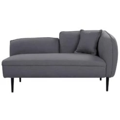 CHEVANNES - Chaise Longue - Donkergrijs - Bouclé 17 CHEVANNES - Chaise Longue - Donkergrijs - Bouclé -Meubelwinkel f343aaa0cced4d9e8769496912e56789