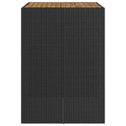 VidaXL - Tuinbartafel - Zwart - Poly Rattan - 105 X 80 X 110 Cm -Meubelwinkel f4aeaf5c6f7042f087fc9307e0795ffc