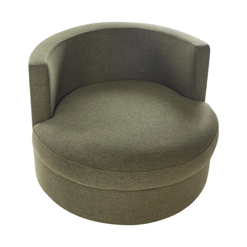 DALBY - Fauteuil - Groen - Stof 11 DALBY - Fauteuil - Groen - Stof - Afbeelding 9