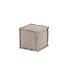 Fjôrd Poef Grijs Bouclé - 40x40x38cm - Scandinavisch - Poef Castine - Giga -Meubelwinkel f5bd2e67d5c24b6eac936f72dc3423d9