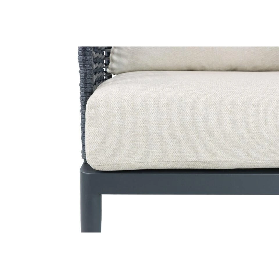 Stoel En Bank Loungeset 5 Personen Aluminium/wicker Grijs Coco Ibiza 15 Stoel En Bank Loungeset 5 Personen Aluminium/wicker Grijs Coco Ibiza - Afbeelding 13