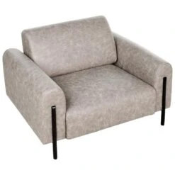 ASKIM - Fauteuil - Grijs - Polyester -Meubelwinkel f624c33bfce748ed80110619dcd1ad00