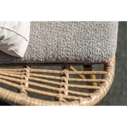 Castello Lounge Fauteuil - Light Teak Look - Natural Rotan-merino Sand -Meubelwinkel fa4af4a981d04392b4974238027dd822