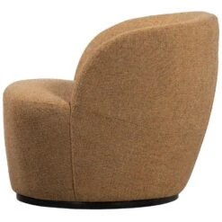 WOOOD Serra Draaifauteuil - Melange Stof - Curry - 68x70x77 -Meubelwinkel fa4c46a98a6640e0b8873bf696e190fa