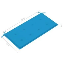 VidaXL - Bank Batavia Met Blauw Kussen - Teakhout - 112x55x94 Cm 19 VidaXL - Bank Batavia Met Blauw Kussen - Teakhout - 112x55x94 Cm -Meubelwinkel fc5438d60db841d89271614b5856864d