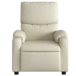 VidaXL - Fauteuil - Crème - Kunstleer 15 VidaXL - Fauteuil - Crème - Kunstleer -Meubelwinkel fc9f000b8a8747dbaee37118d4ad3e28