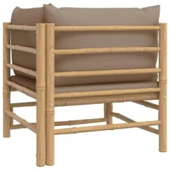 VidaXL - Tuinhoekbank - Taupe - Bamboe - Met Kussens 13 VidaXL - Tuinhoekbank - Taupe - Bamboe - Met Kussens -Meubelwinkel fda5045b8c8b4d7495ea91d297ff2446