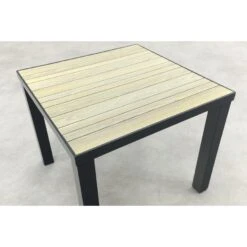 VDG Nola Tuintafel 90x90 Cm. - Antraciet/Houtlook 11 VDG Nola Tuintafel 90x90 Cm. - Antraciet/Houtlook -Meubelwinkel fde96b4ecaf04a4588b387b6e48903ca