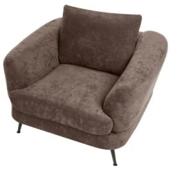 KJAER - Fauteuil - Donkerbruin - Chenille -Meubelwinkel fe9fa745e32d4867a3b8d96ea906def6