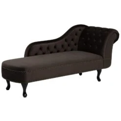 NIMES - Chaise Longue - Bruin - Rechterzijde - Fluweel 19 NIMES - Chaise Longue - Bruin - Rechterzijde - Fluweel -Meubelwinkel ffb7e5a1b6f44d99a05327cf01ea147c